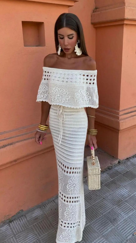 strapless sweater dress
