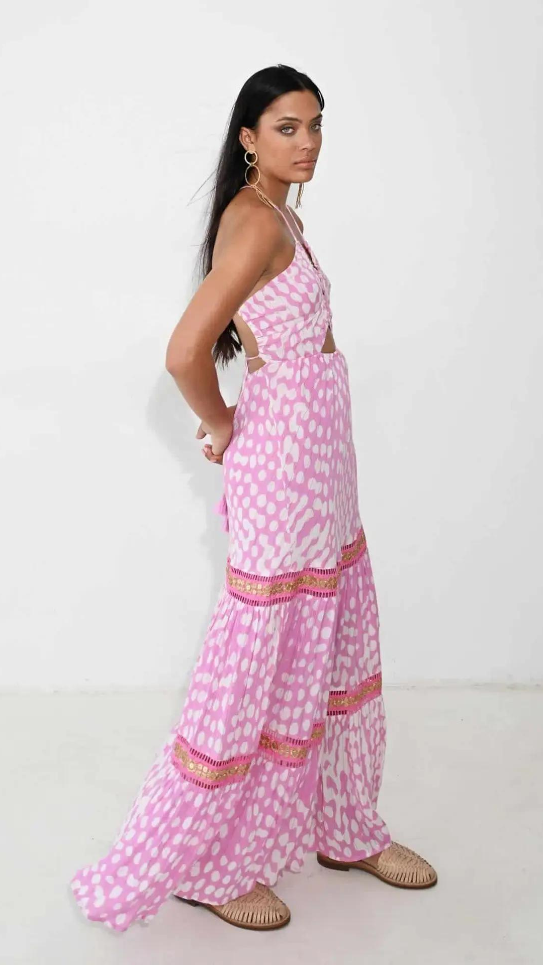 Vianca Long Dress Rose