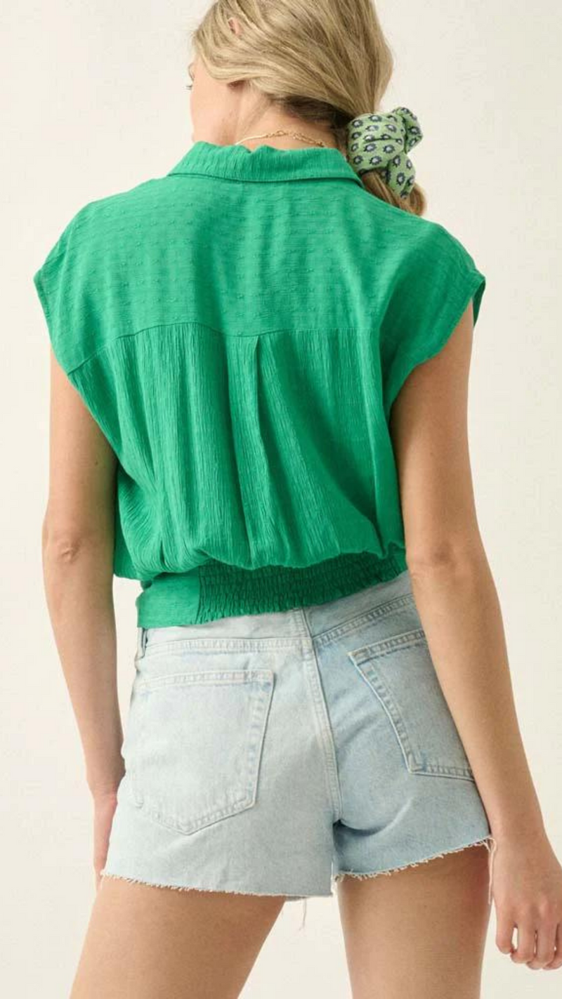 Lily  Bubble Crop Top