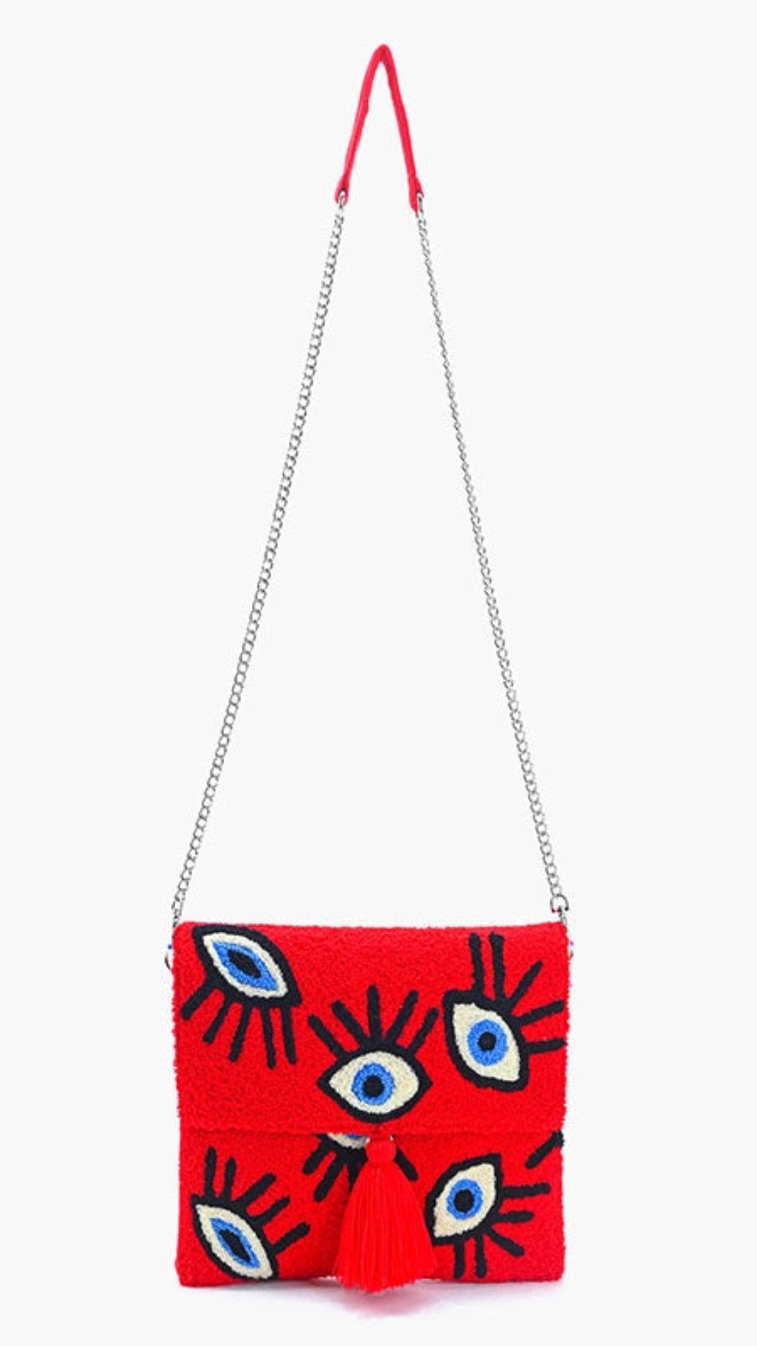 Ruby Wonder Eye Clutch