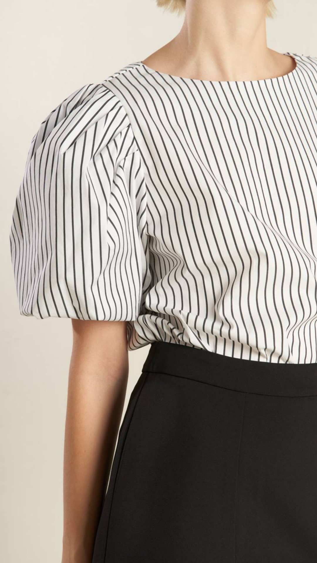 Amy Striped Woven top