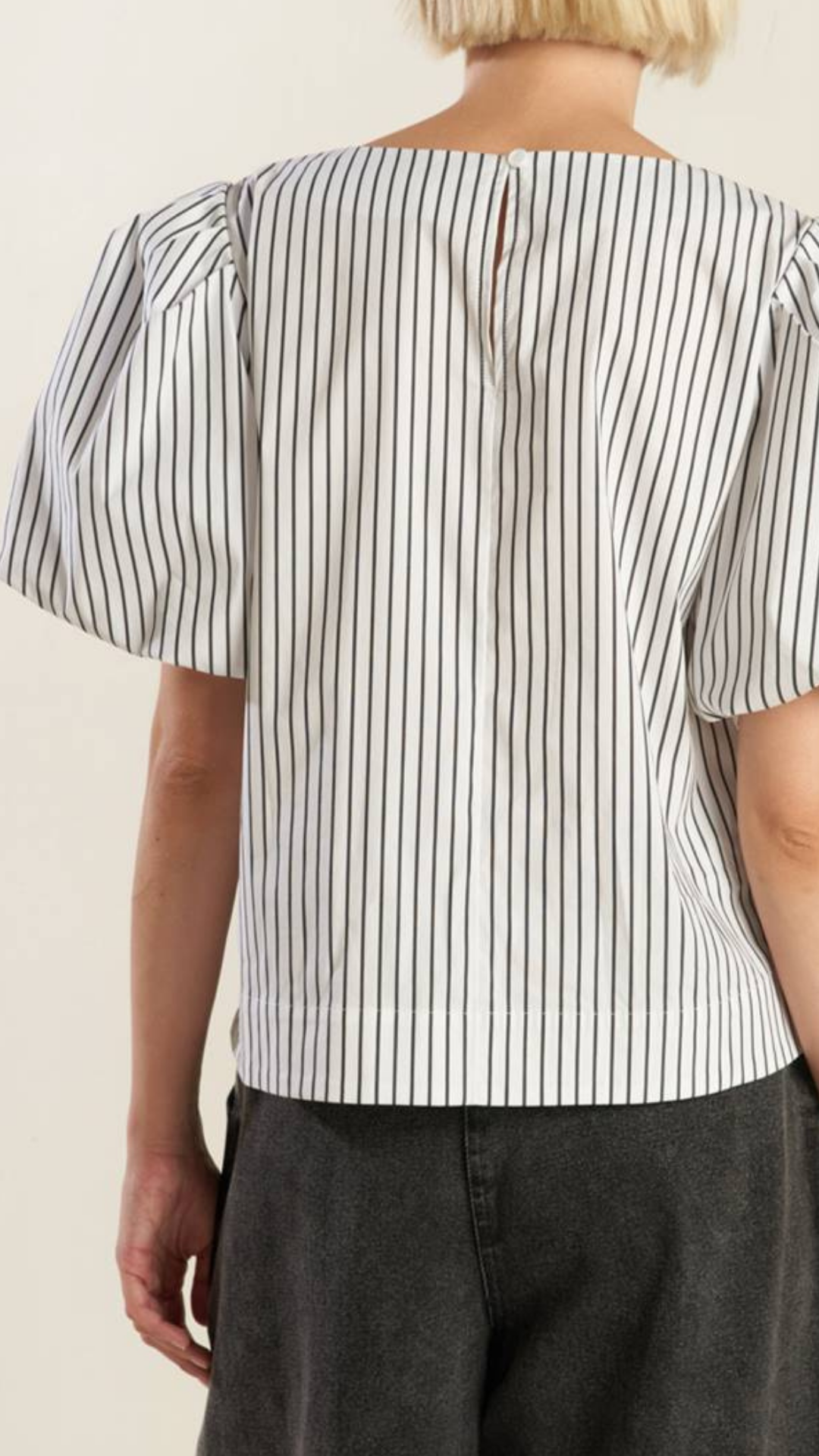 Amy Striped Woven top