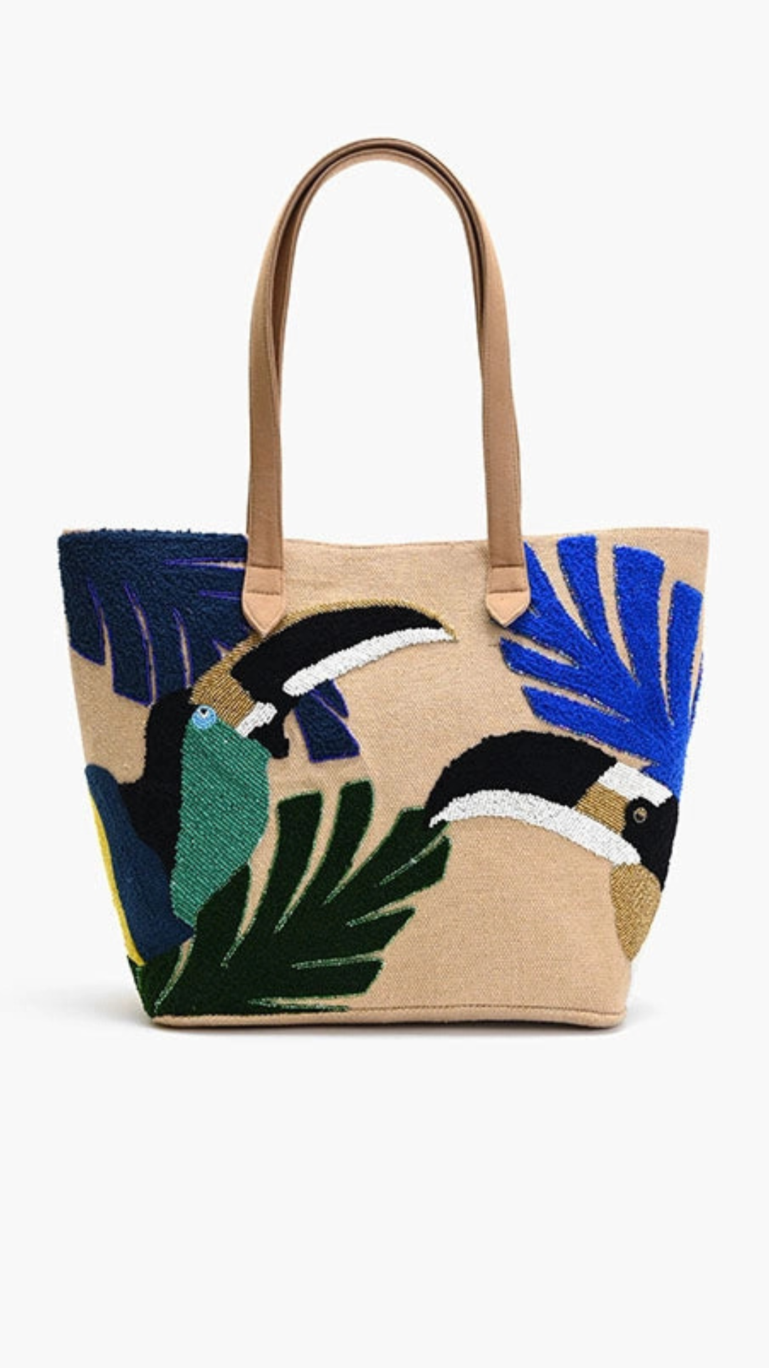 Toucan Embellished Tote