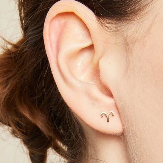 Zodiac Stud Earrings