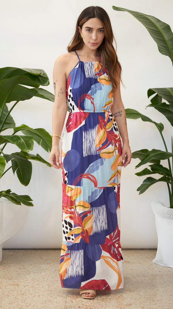 Thereza Tropical Maxi Dress