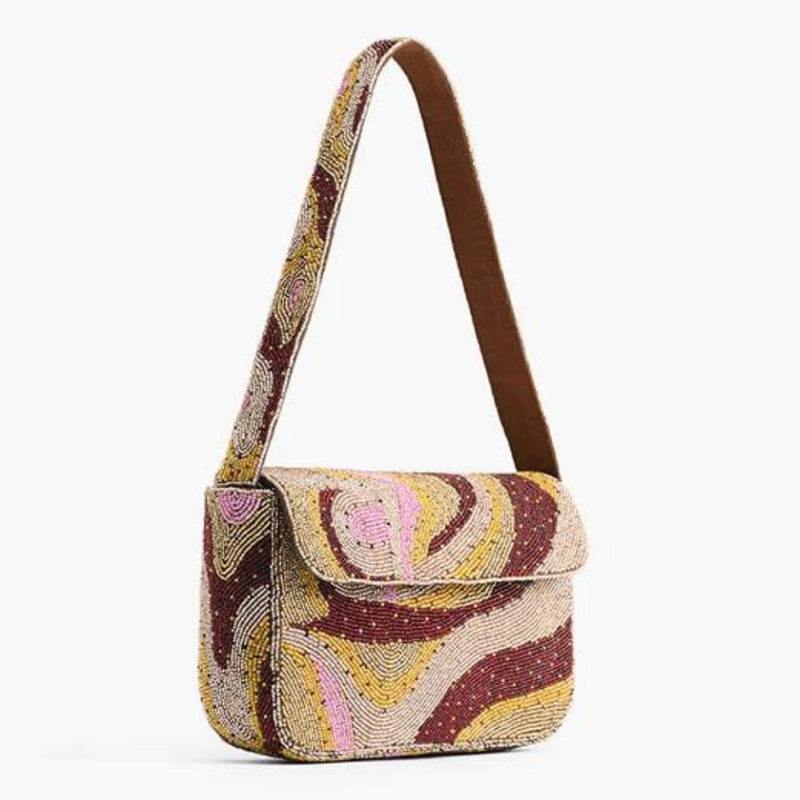 Handbag - Plum Blossom Obi Fabric – Kimono House NYC
